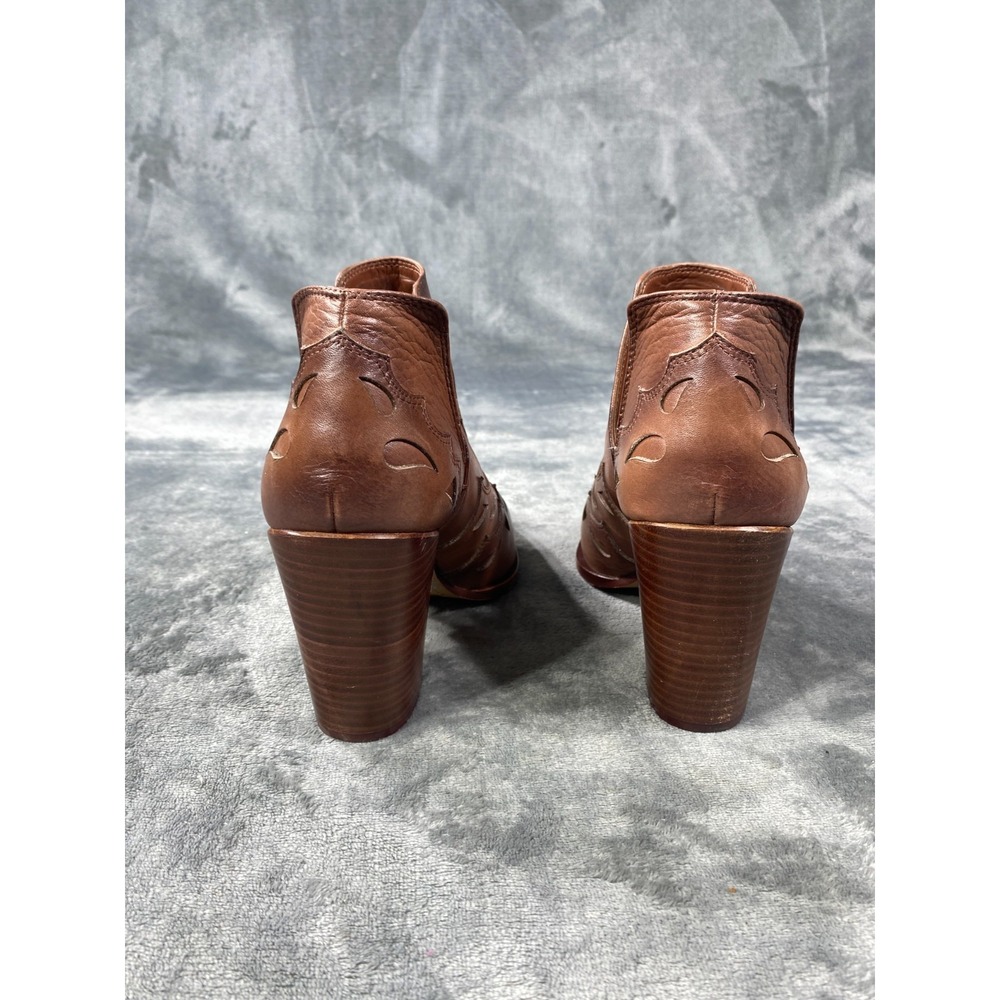 Gianni Bini Womens Ankle Boots Womens 7.5M Ombre Cutout Western Chunky Heel - Picture 3 of 8
